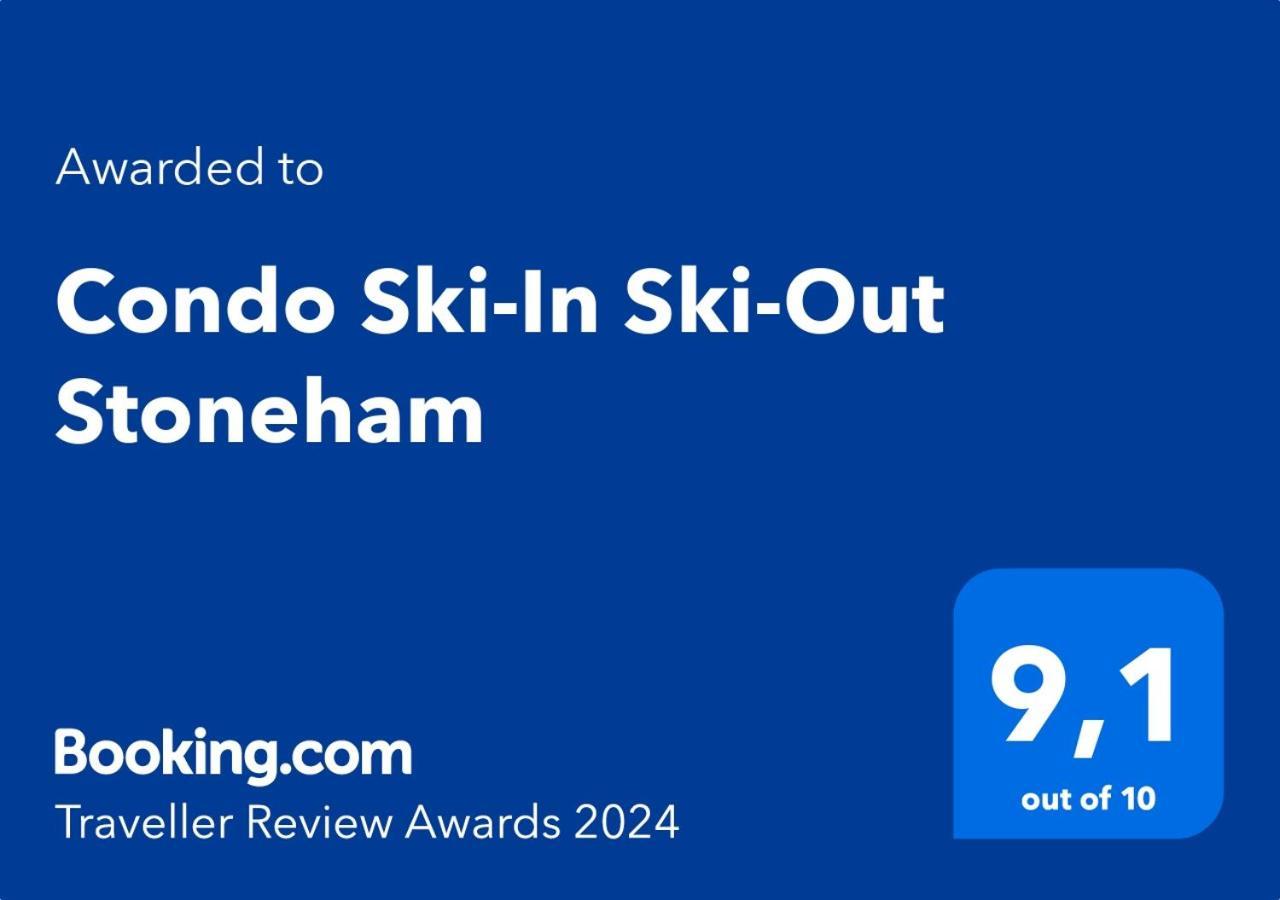 Condo Ski-In Ski-Out 스톤햄 외부 사진
